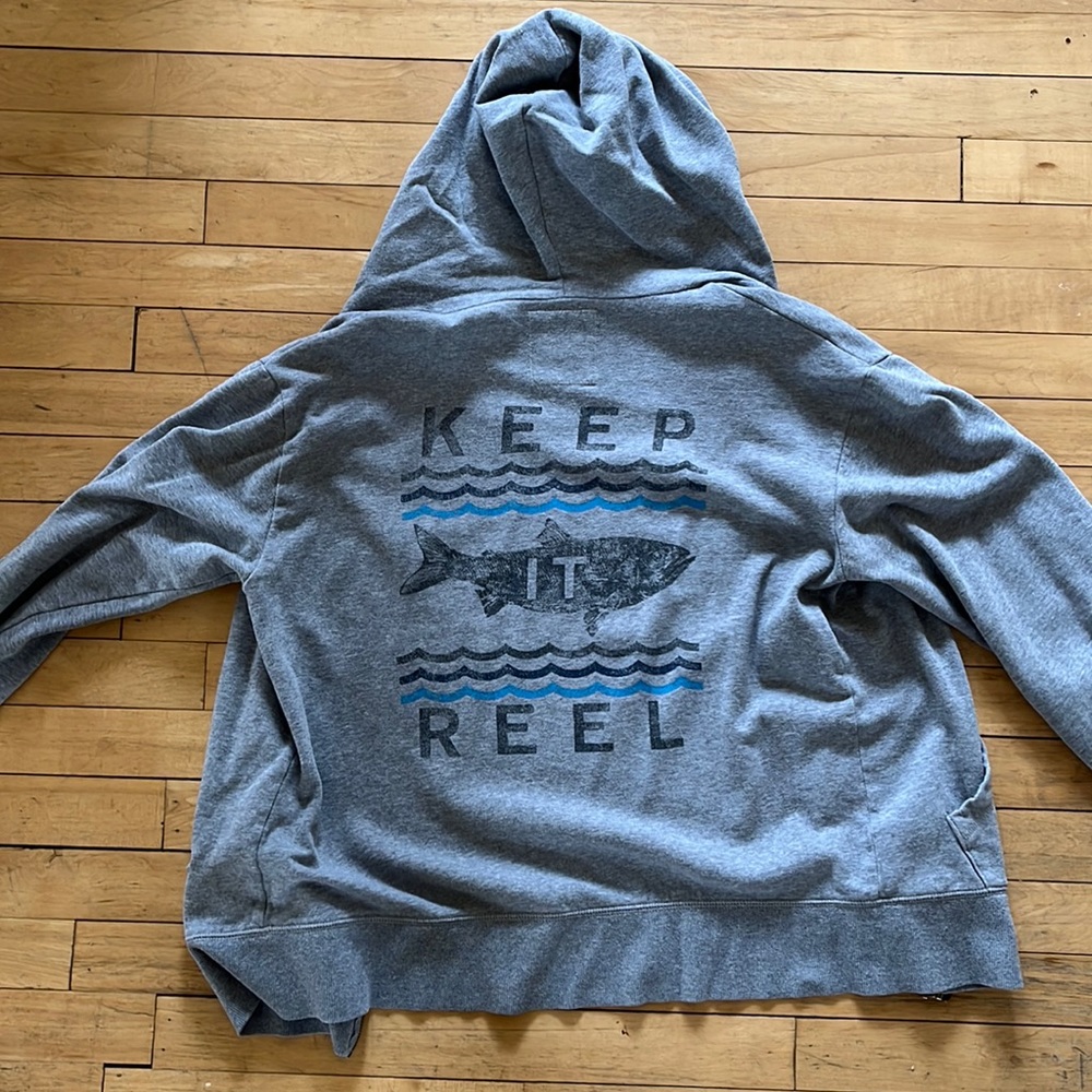 Life is Good zip up hoodie